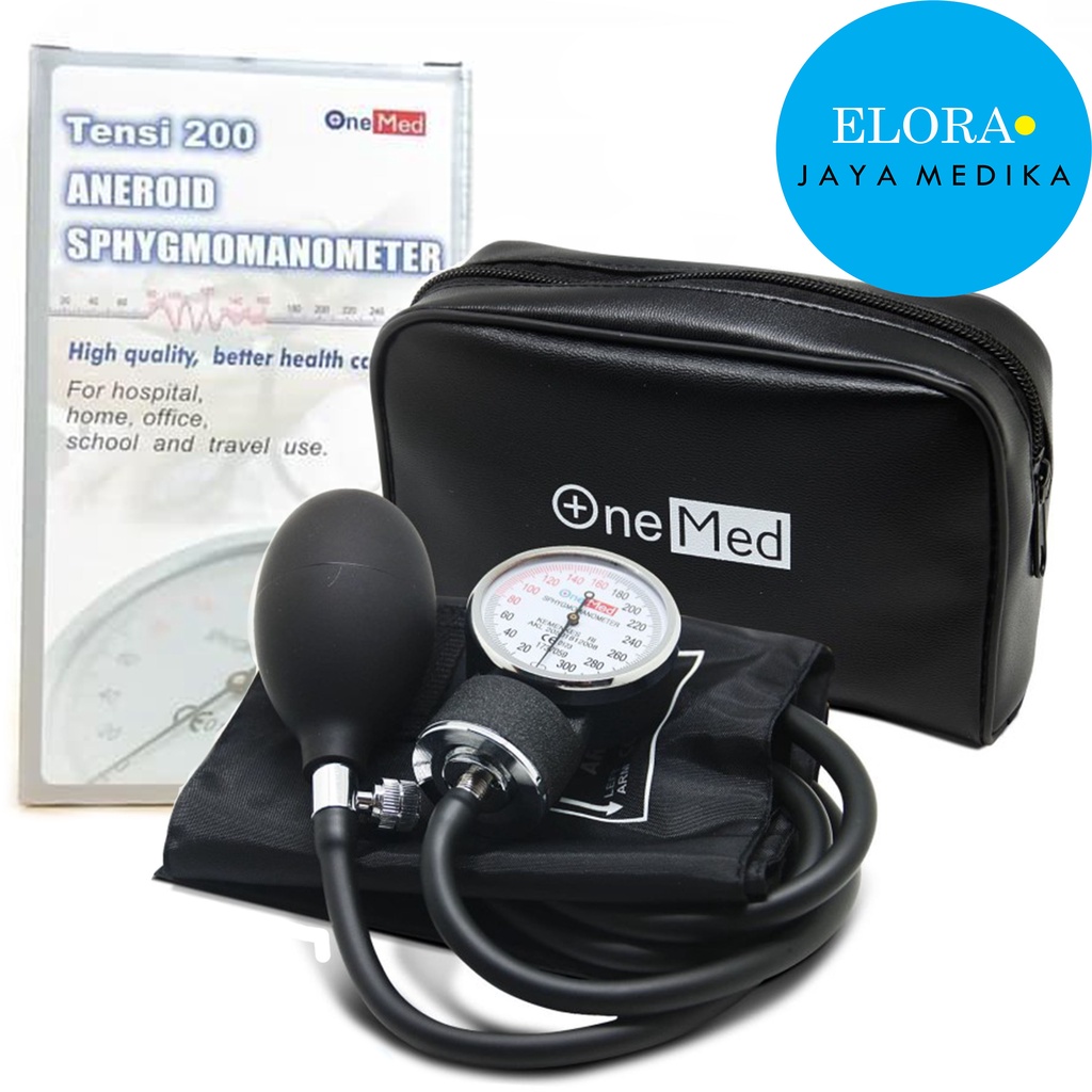 Jual Tensimeter Aneroid Onemed Alat Pengukur Tekanan Darah Manual Tensi