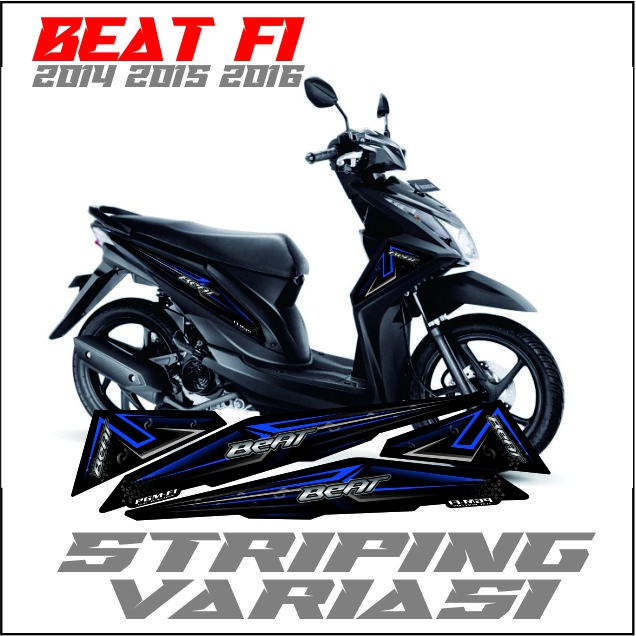 Jual Custom Striping Beat Pgm Fi Variasi Thailook Sticker All Motor