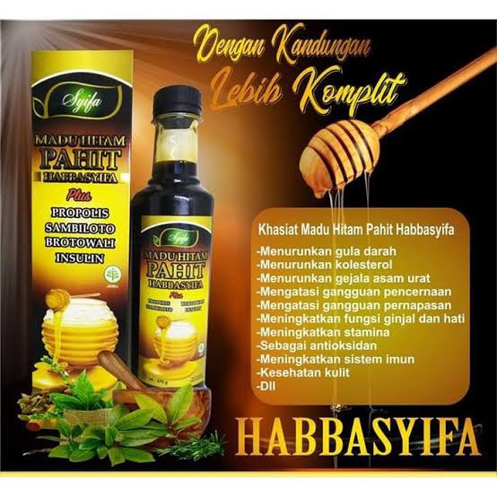 Jual Madu Hitam Pahit Ratu Lebah Madu Hitam Pahit Ar Rohmah Shopee