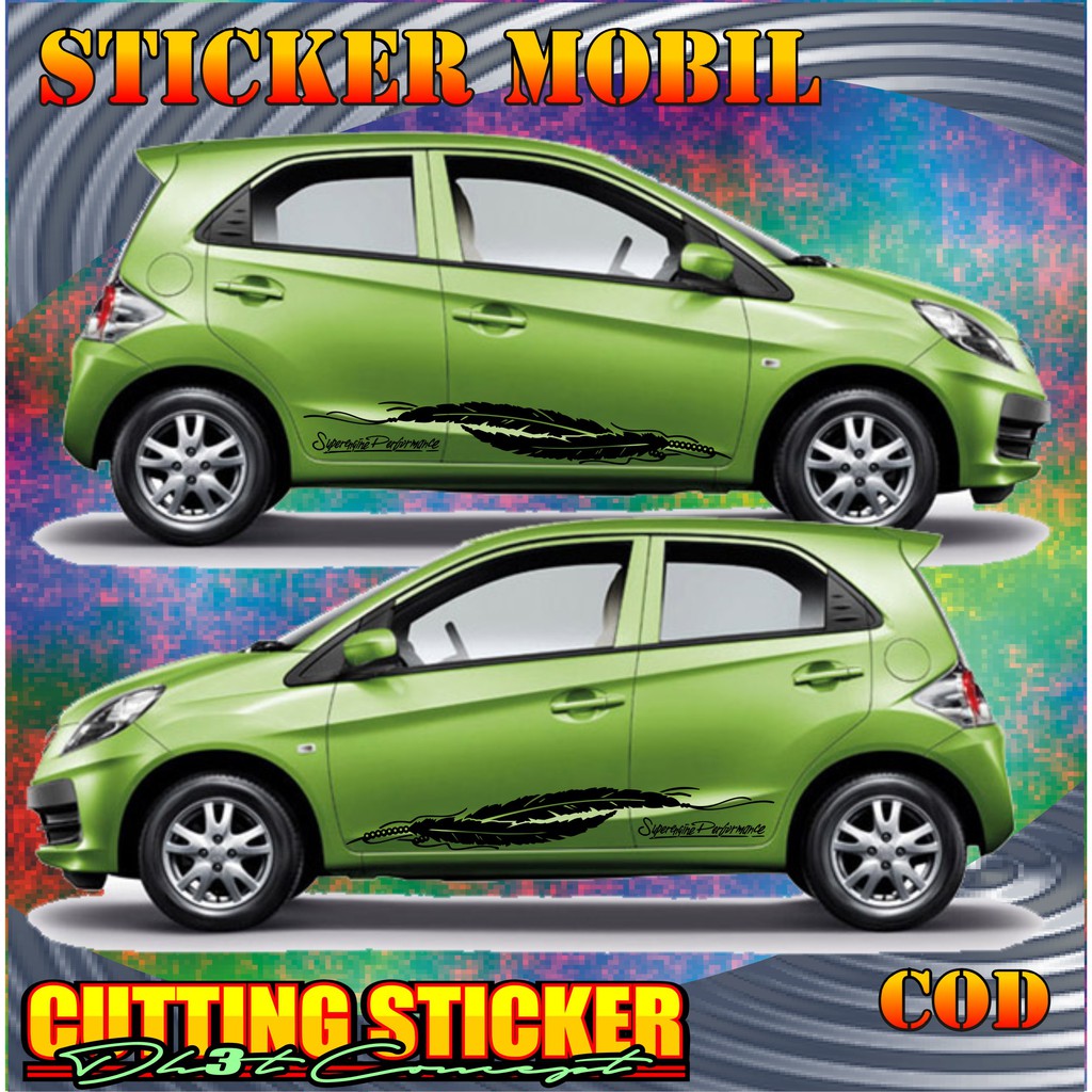 Jual STICKER MOBIL AGYA CUTTING STICKER SUPERENGINE PERFORMANCE