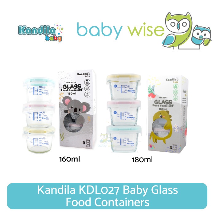 Jual Kandila Kdl Baby Glass Food Containers Tempat Penyimpanan