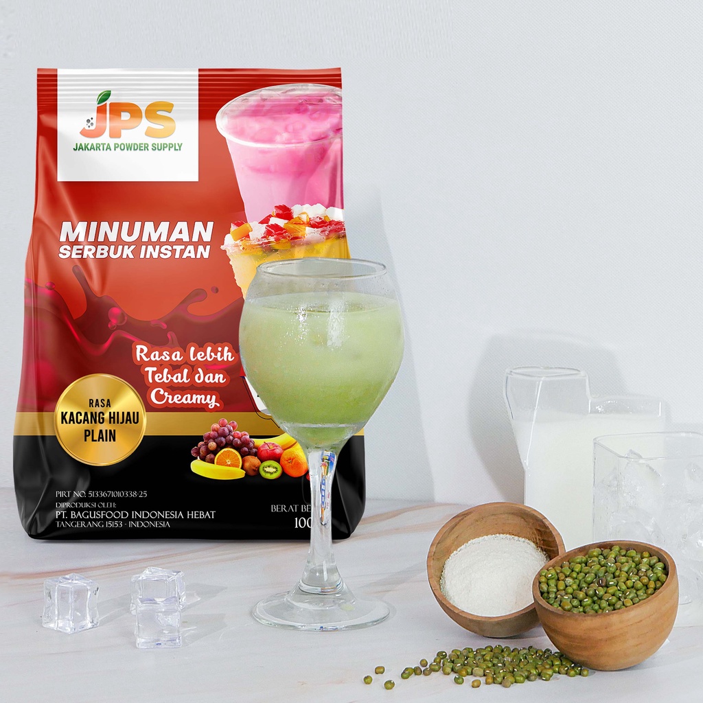 Jual Powder Drink Jps Bubuk Minuman Rasa Kacang Hijau Plain Kg