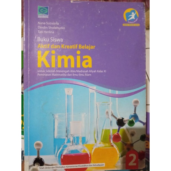 Jual BUKU SISWA AKTIF DAN KREATIF BELAJAR KIMIA UNTUK SMA KELAS 11