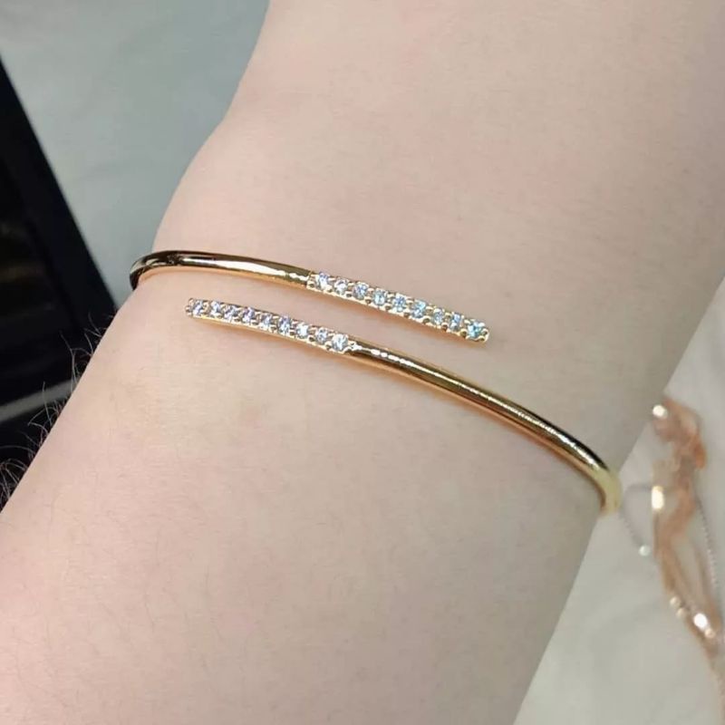 Jual La Vienne Dira Gelang Bangle Titanium Wanita Anti Karat