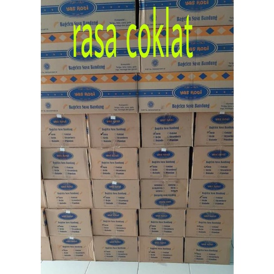 Jual Roti Bagelen Susu Bandung Dus Isi Kantong Varian Rasa Yas