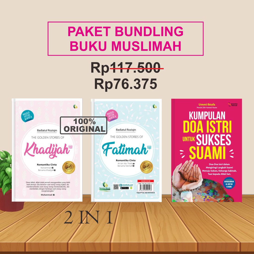 Jual Semesta Hikmah Publishing Bundling Buku Muslimah The Golden