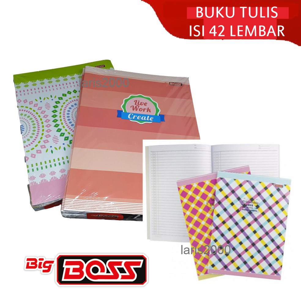 Jual Buku Tulis Boxy Big Boss Isi Lembar Per Pcs Shopee Indonesia