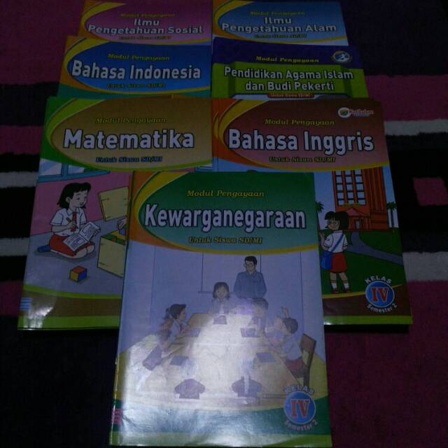 Jual Paket 7 Buku Lembar Kerja Sekolah LKS Kelas 4 SD Semester 2