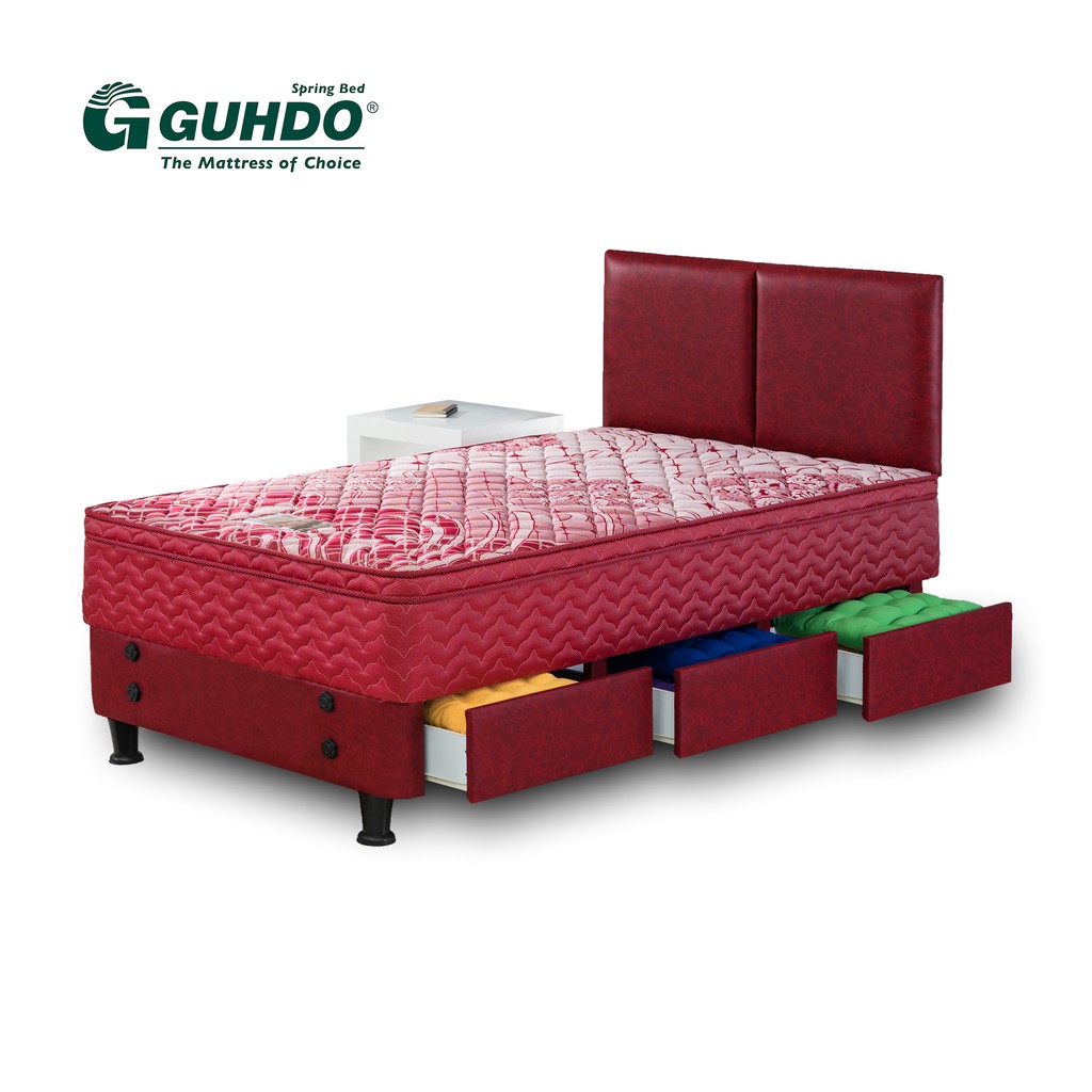 Jual Spring Bed Guhdo Standard Plush Top Drawer Bed Atlantic Style