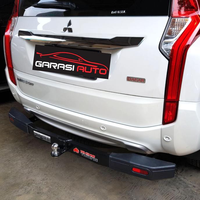 Jual Tanduk Belakang Pajero All New Towing Bar Rhino Bumper Guard Besi