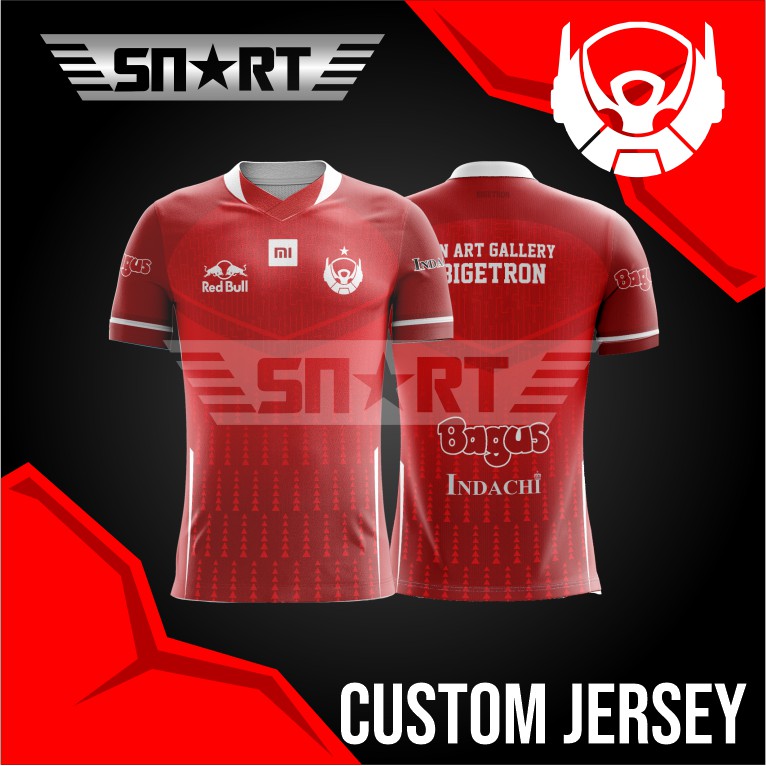 Jual Jersey Btr Bigetron Esport Gaming Terbaru Custom Nama Logo