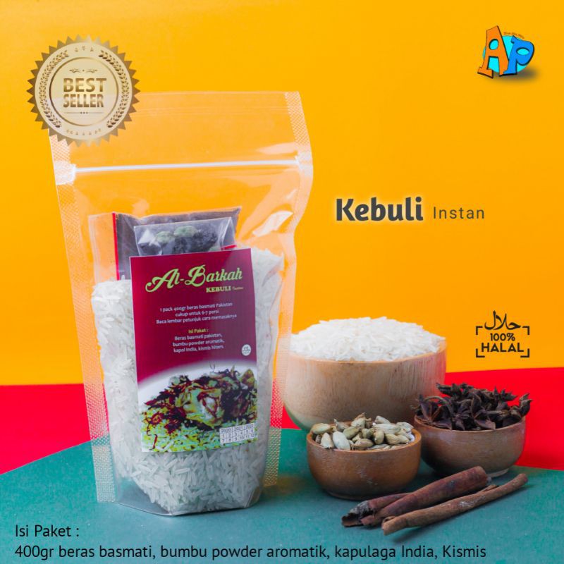 Jual Beras Basmati Dan Bumbu Nasi Kebuli Kabsah Biryani Mandhi Instan