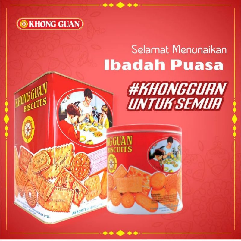 Jual Biskuit Kaleng Khong Guan 1600 Gr Khong Guan Kaleng 650gr Khong