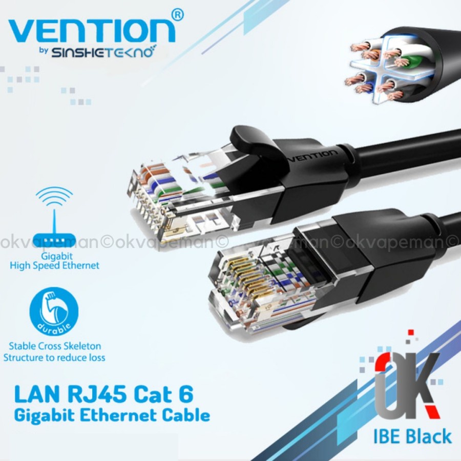 Jual Vention Ibe M Kabel Lan Rj Cat Cat Cat Gigabit Utp