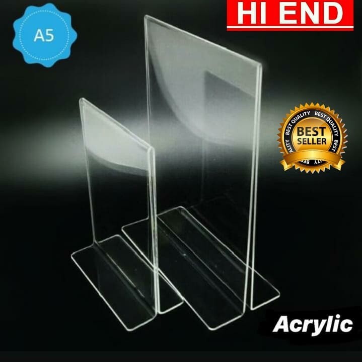 Jual Acrylic Tent Holder Akrilik Tent Card A Tempat Brosur Meja