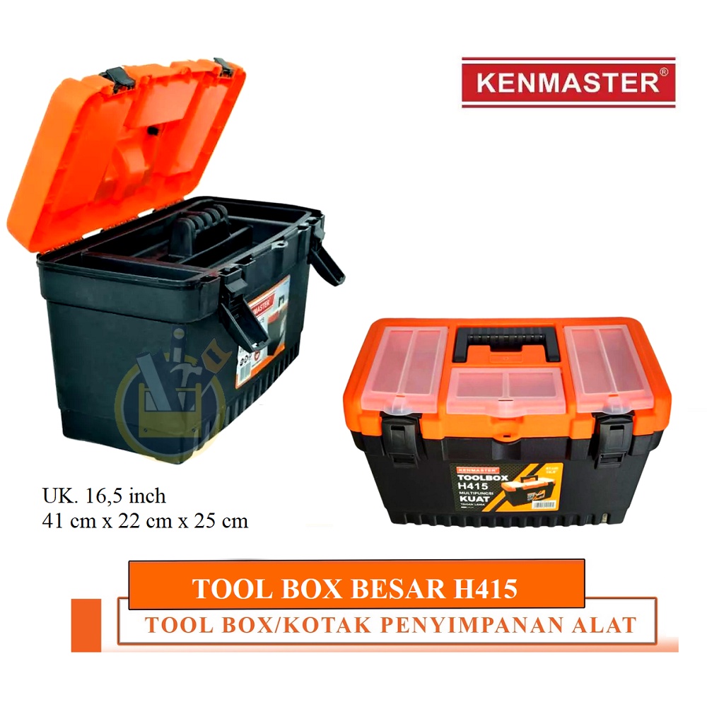 Jual KENMASTER ToolBox BESAR H415 Tool Box Toolbox H415 Besar Kotak