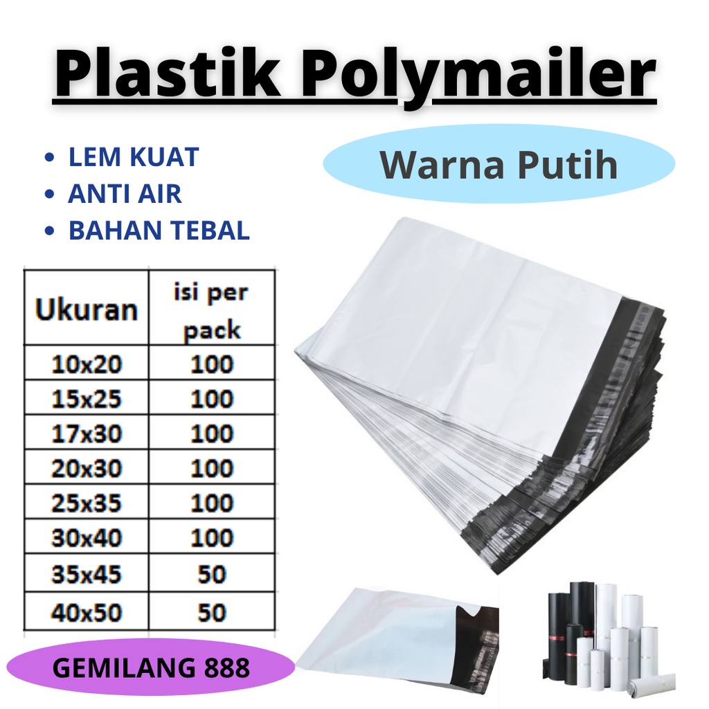 Jual Plastik Polymailer Silver Uk X Pcs Plastik Packing Lem