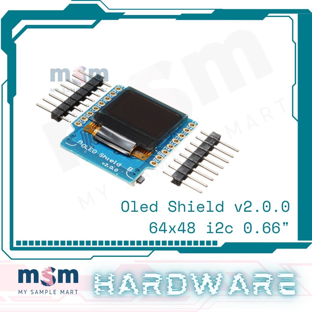 Jual Oled Shield V Untuk Wemos D Mini Inch X I C Iic