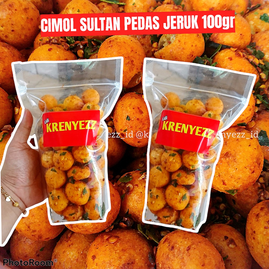 Jual Cimol Sultan Pedas Daun Jeruk Gr Cimol Kering Pedas Cimol