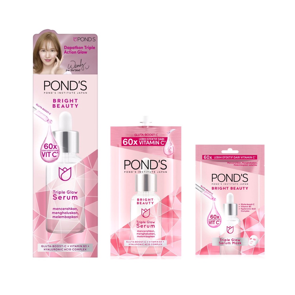 Jual PONDS Bright Beauty Triple Glow Serum Shopee Indonesia