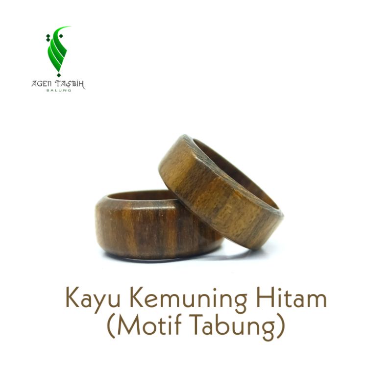 Jual Cincin Kayu Galih Asem Setigi Kemuning Hitam Kelor Hitam Galih