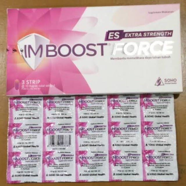 Jual Imboost Force Es Strip Tablet Shopee Indonesia