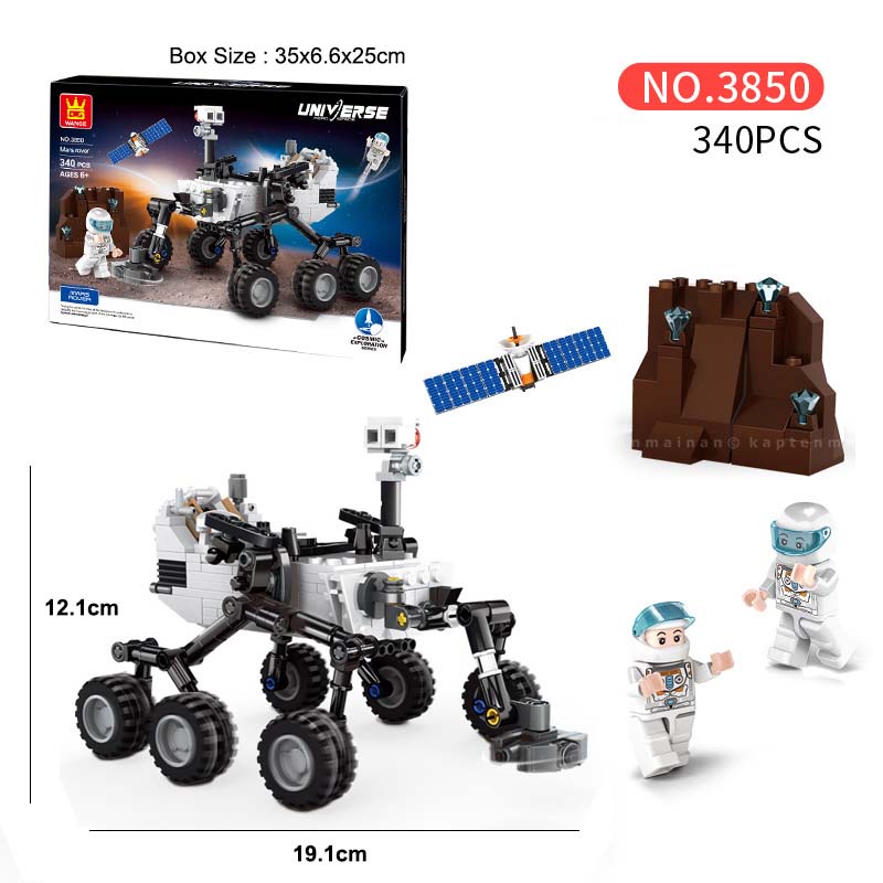 Jual Mainan Bricks Space Mars Exploration Series Stasiun Pesawat Luar