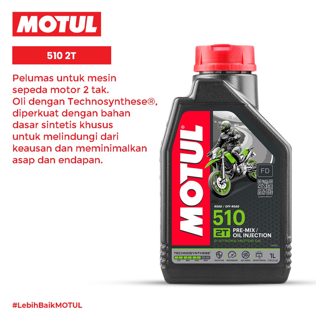 Jual OLI SAMPING MOTUL 510 2T 1 LITER Shopee Indonesia