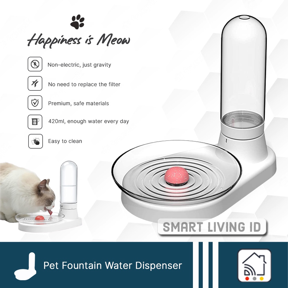 Jual Pet Water Bowl Dispenser Tempat Minum Hewan Kucing Anjing 880