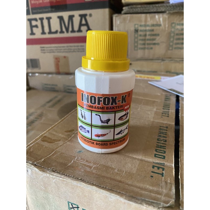 Jual INOFOX K Antibiotik Ikan Enrofloxacin Mencegah Infeksi Bakteri