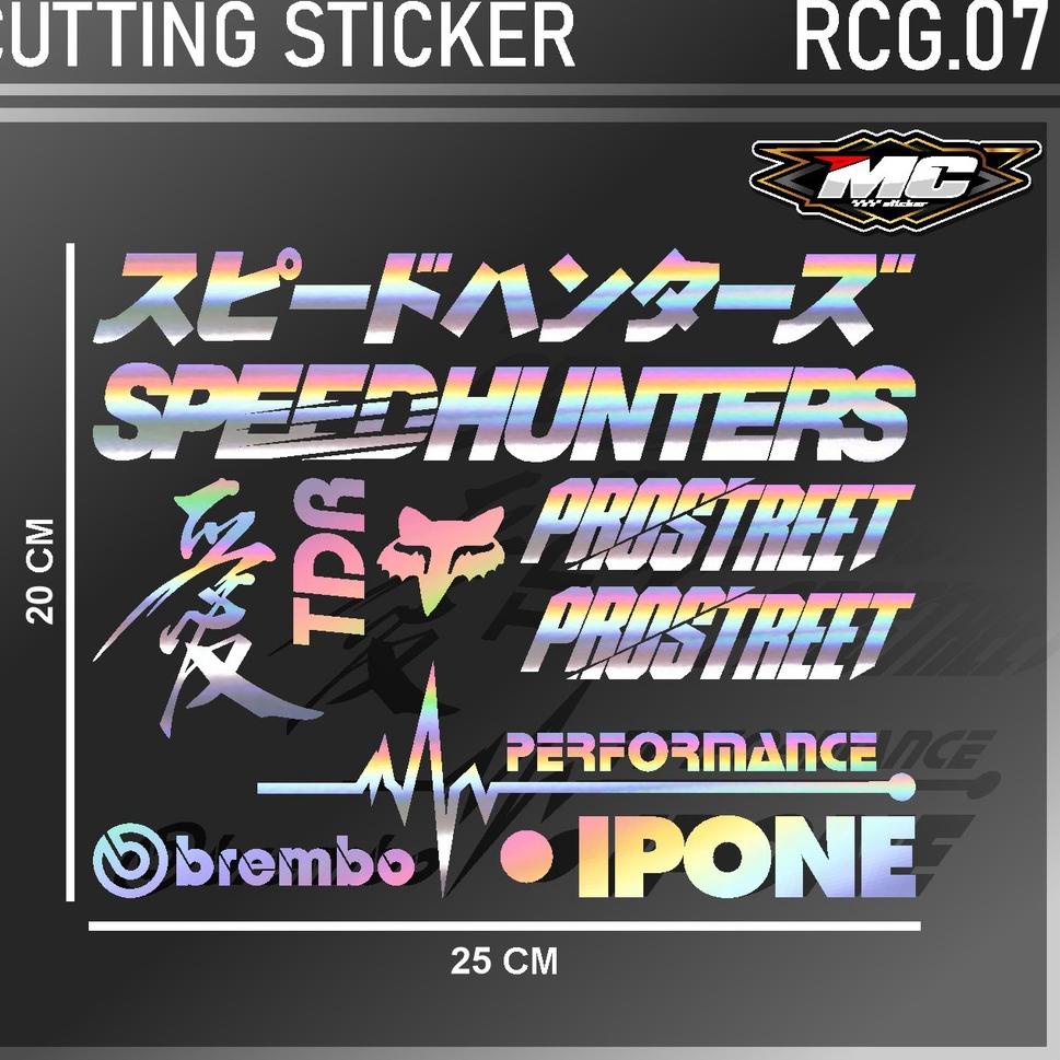 Jual L 19 Cutting Sticker Pack Sponsor Racing Isi 10 Pcs Aksesoris