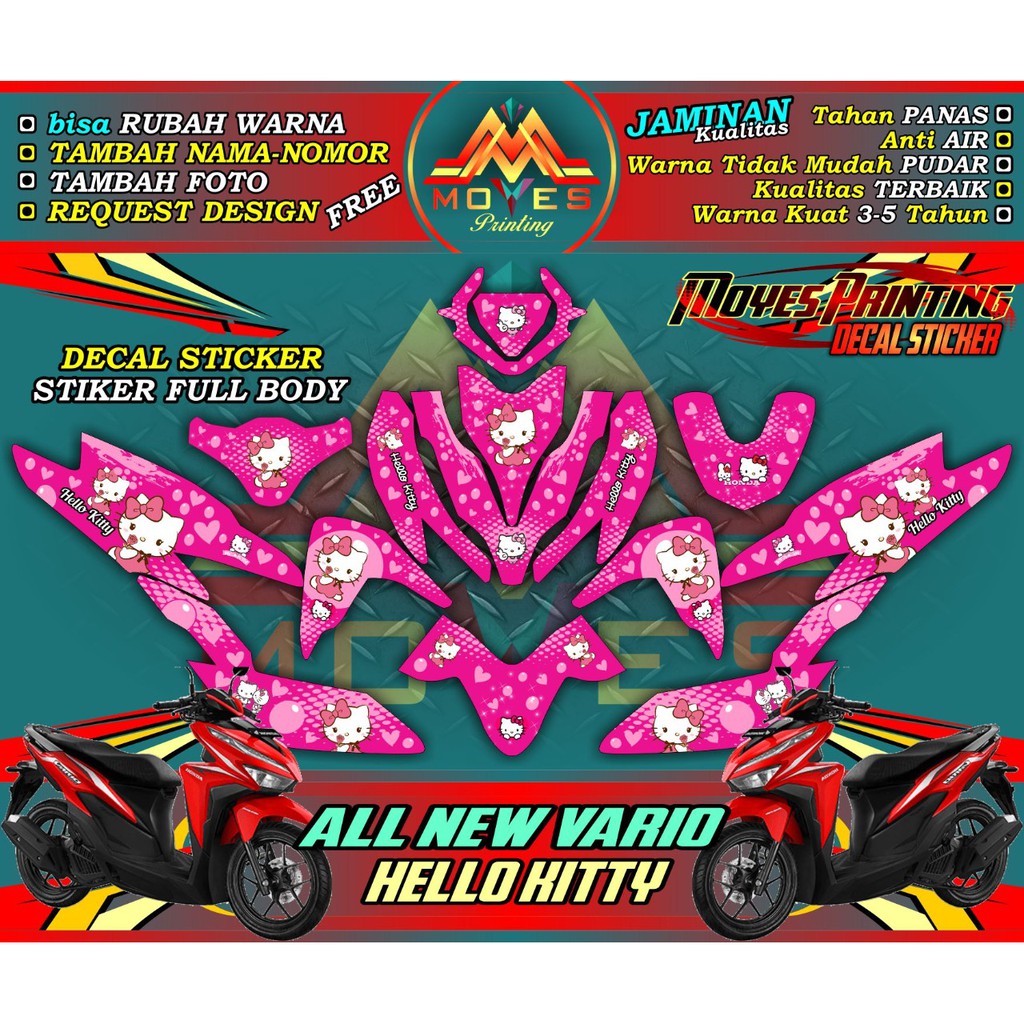 Jual Stiker Dekal New Vario Full Body Sticker Decal Honda Aall New