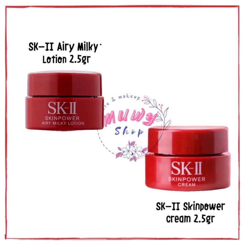 Jual SK II SKII Skin Power Skinpower Advanced Cream 2 5gr Airy Milky