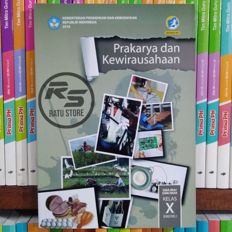 Jual Buku Prakarya Dan Kewirausahaan SMA Kelas 10 X 1 Jilid Semester 2