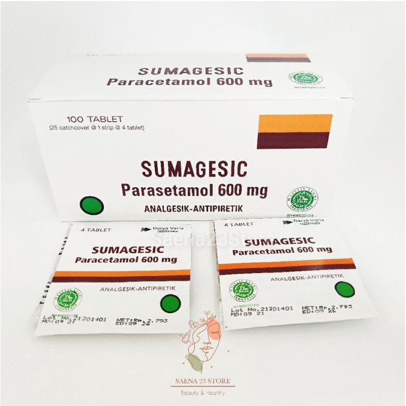 Jual Sumagesic Paracetamol Mg Per Strip Tablet Shopee Indonesia