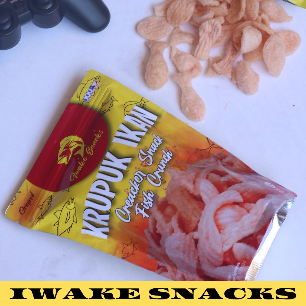 Jual Krupuk Ikan Original Iwake Snacks Shopee Indonesia