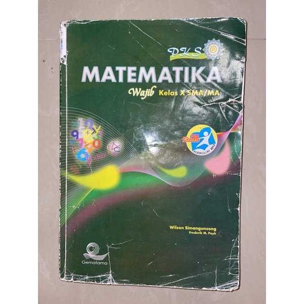 Jual Buku Cetak Matematika Wajib Minat Peminatan Pks Kelas X Kelas 10