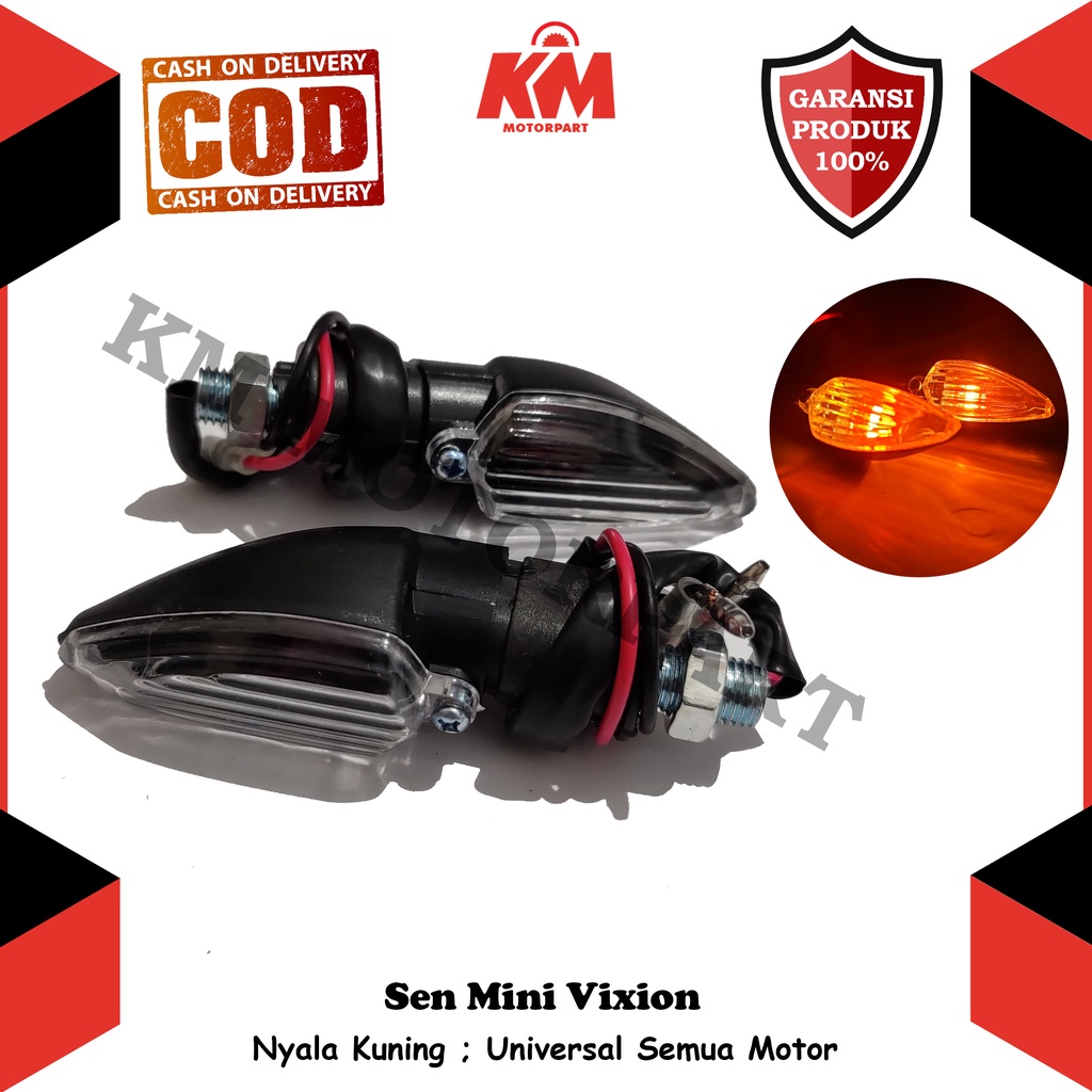 Jual Sen Mini Vixion New Sepasang Lampu Sein Shopee Indonesia