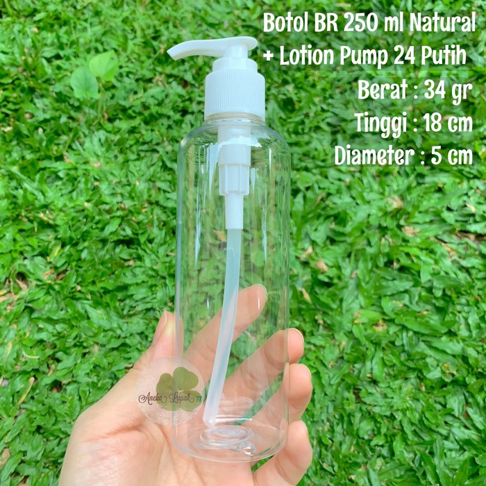 Jual Botol Lotion Pump 250 Ml Botol Pump 250 Ml Shampoo Sabun Tebal