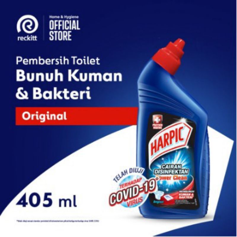 Jual Pembersih Toilet Merk Harpic 405 Ml Shopee Indonesia