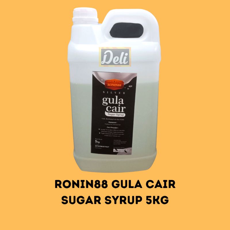 Jual RONIN88 Sirup Fruktosa Glukosa Gula Cair 5kg Gula Cair Jerigen