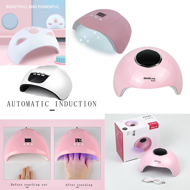 Jual Pengering Kutek Kuku Lampu Uv Led Nail Dryer Dengan Layar Lcd