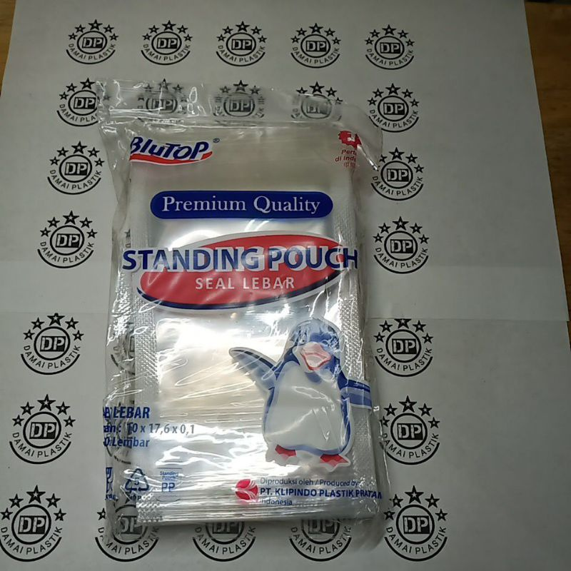 Jual Isi 50pcs Standing Pouch 10x17 STP 10x17 Plastik Klip Kemasan