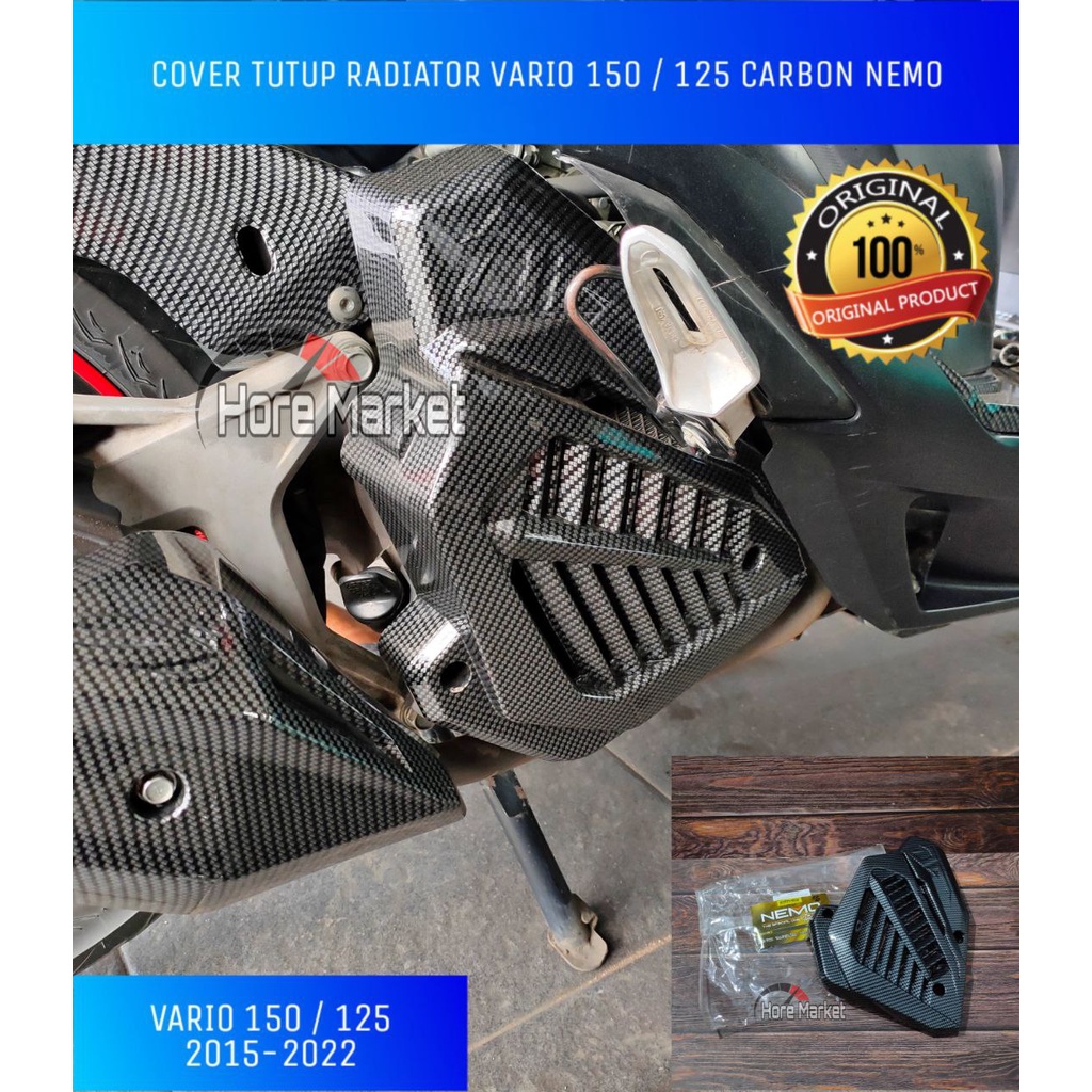 Jual Cover Radiator Vario Led Carbon