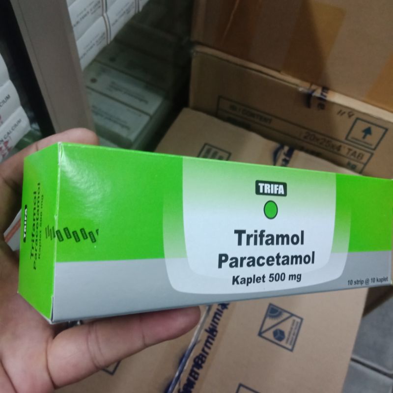 Jual TRIFAMOL Paracetamol 500mg 100kaplet Shopee Indonesia