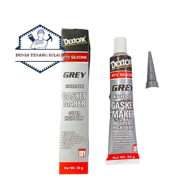 Jual Lem Dextone Grey Silicone Gr Rtv Gasket Maker Neutral Cure Super