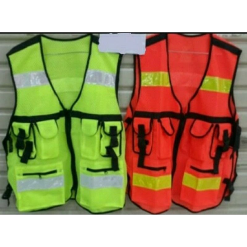 Jual ROMPI SAFETY VEST 6 KANTONG ROMPI JARING 6 KANTUNG Shopee Indonesia