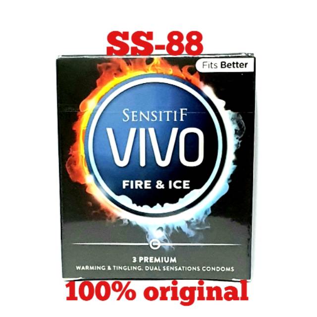 Jual Kondom Sensitif Vivo Fire Ice Isi Pcs Shopee Indonesia