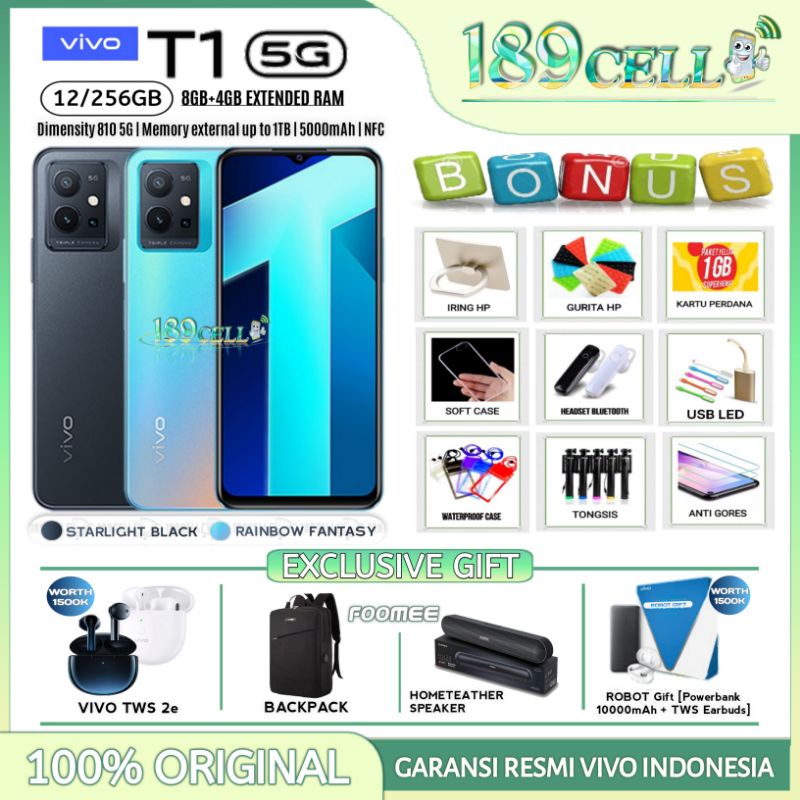 Jual VIVO T1 5G NFC 8 256 8 128 4 128 T 1 T1 PRO 5G 8 256 Y36 5G 8