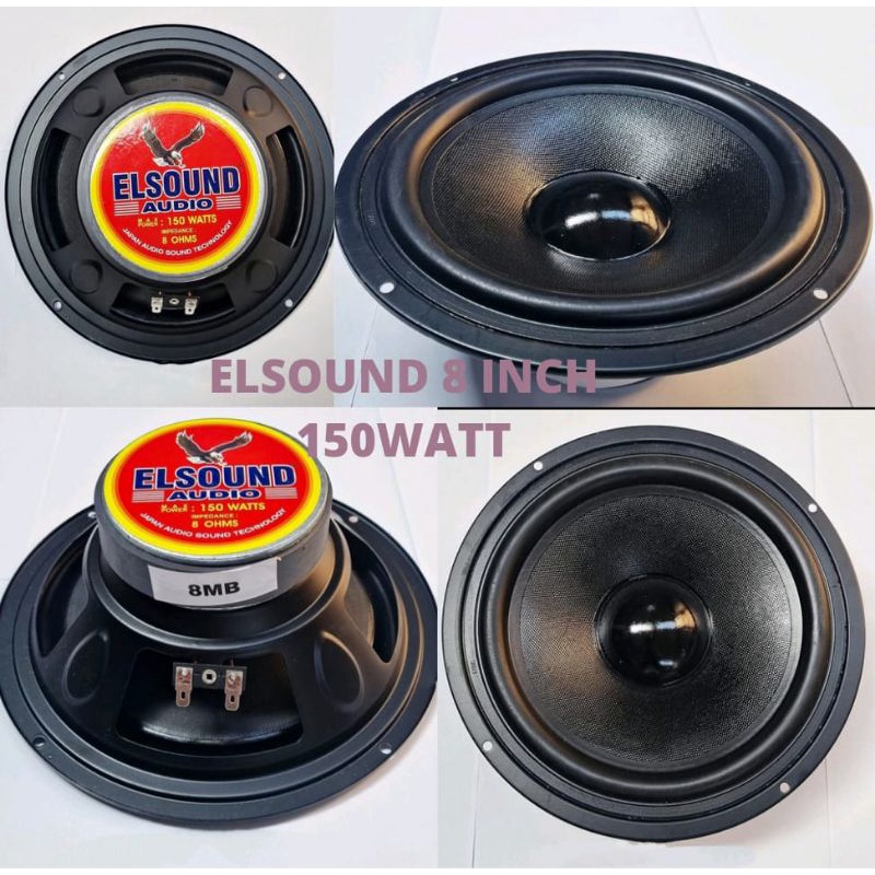 Jual Speaker Elsound Inch Magnet Besar Watt Hitam Japan Audio